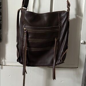 Lucky Brand Brown Leather Crossbody Bag